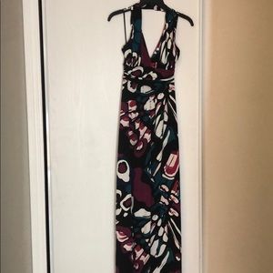 Multi-colored maxi dress